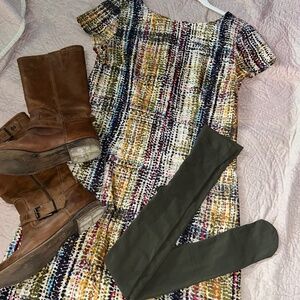 Multicolored Sheath Dress (The Limited)